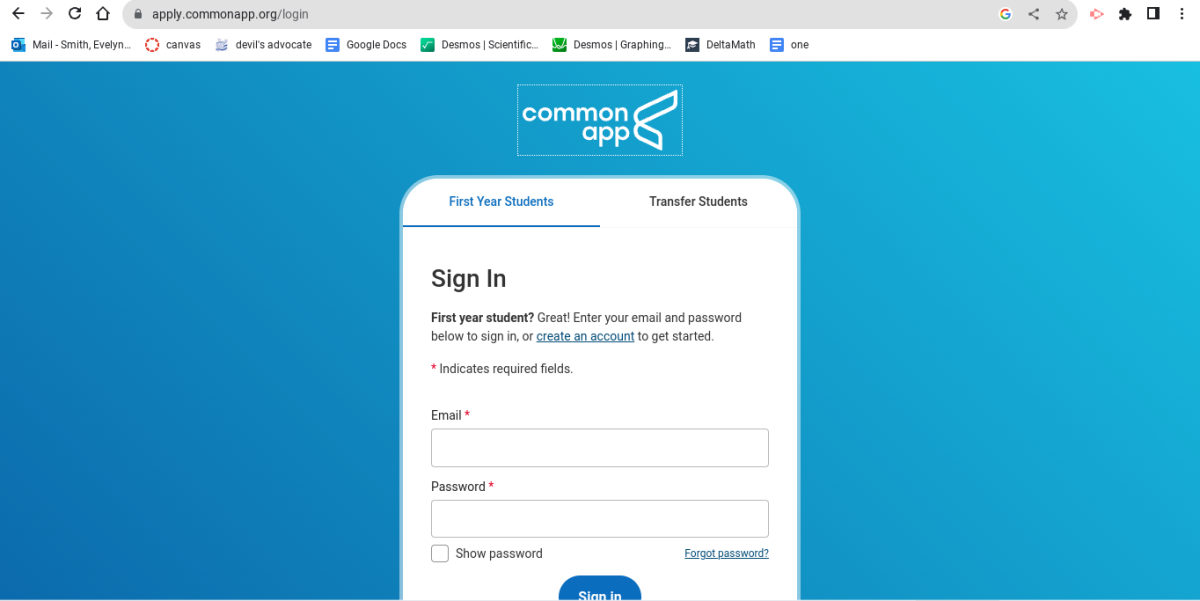 Common App is a useful tool to use when applying to schools. 
