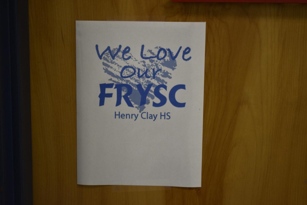 HC teachers have posted signs outside of their rooms to show support for the FRYSC.