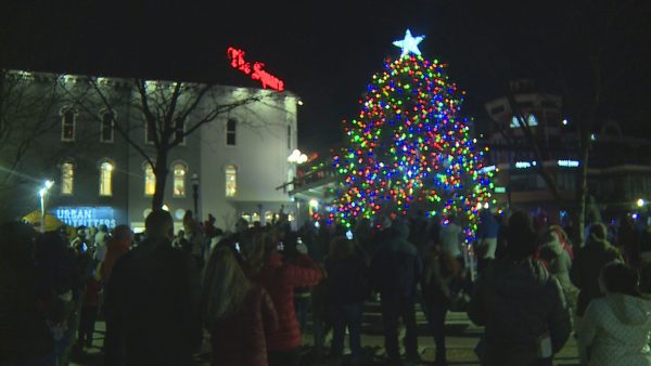 Downtown Lexington is decorated for the holiday season. 