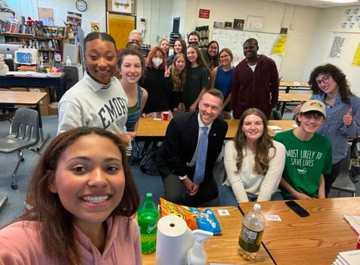 HC Young Democrats host representative Chad Aull.