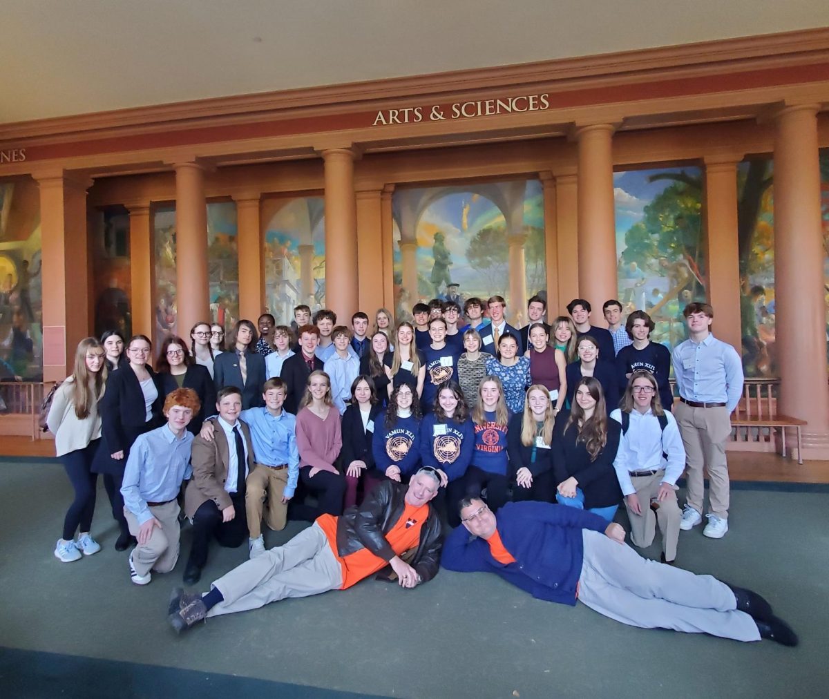 Model UN visiting the University of Virginia.