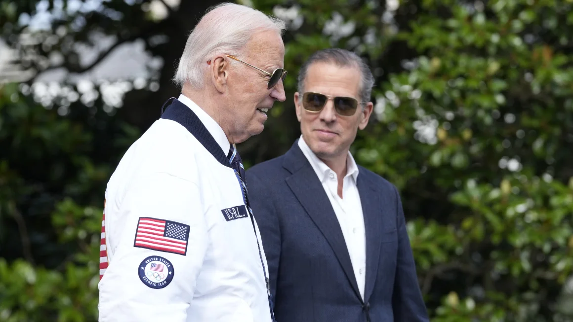 Joe and Hunter Biden on July 26, 2024