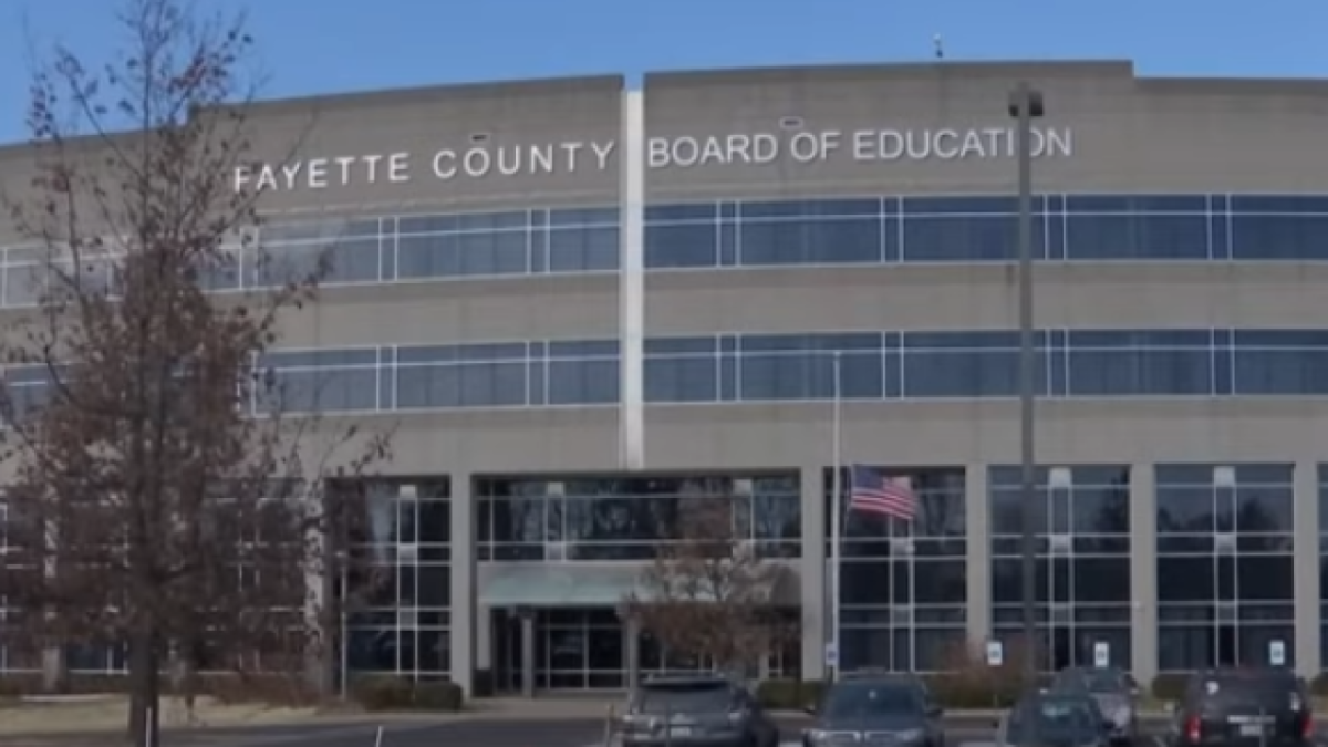 The board meeting took place at the FCPS district office.