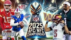 The four teams quarterbacks going head to head for a chance at the Superbowl.