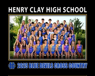The 2025 boys and girls cross-country team.