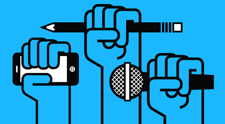The freedom of the press protects all different types of media.