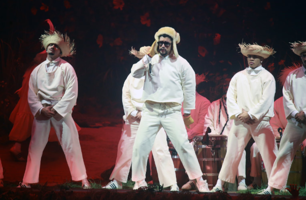 Bad Bunny performs during his Puerto Rico residency.