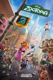 A promotional image for “Zootopia 2.”