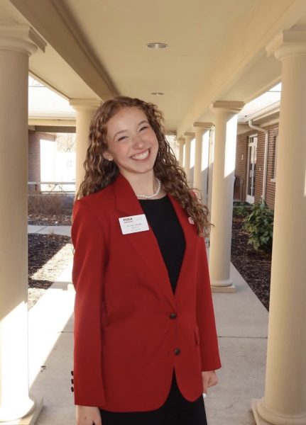 Chapter President Ainsley Sanger at the Regional Executive Council Meeting and REC interviews for 2026-27.