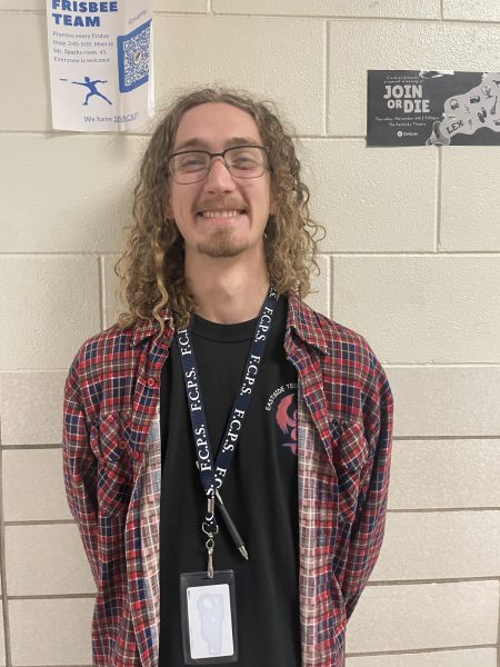 Jackson Peckinpaugh started student teaching at HC in January. 