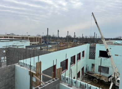 HC's new school under construction for future students. 